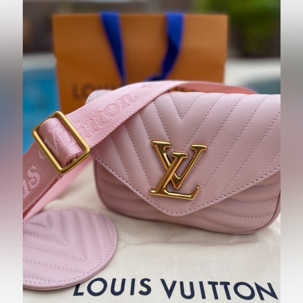 Louis Vuitton Wave Multi-Pochette Crossbody( Rose Ballerina)